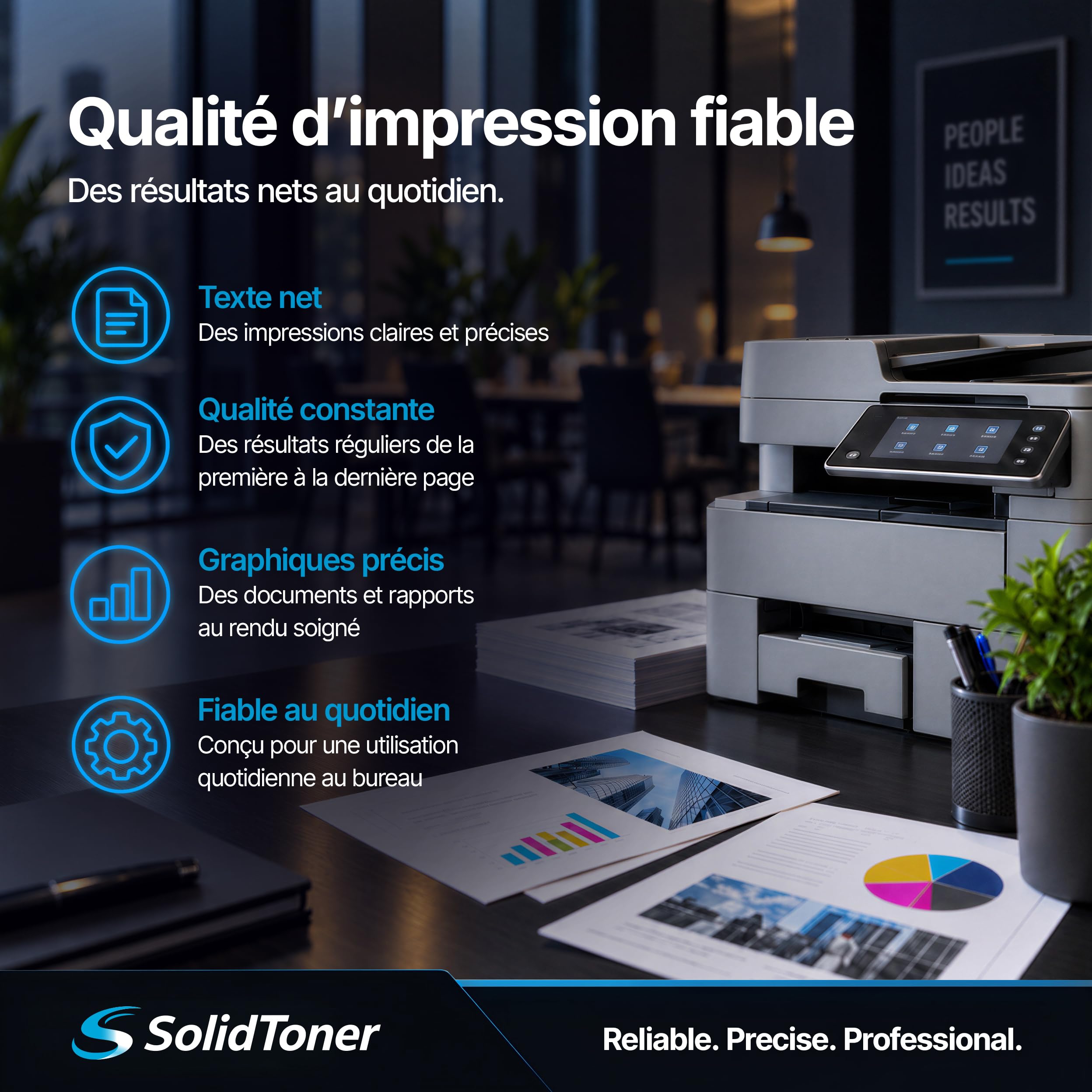 Cartouche de Toner Noir 3 000 Pages remplace Samsung SCX-D4200A
