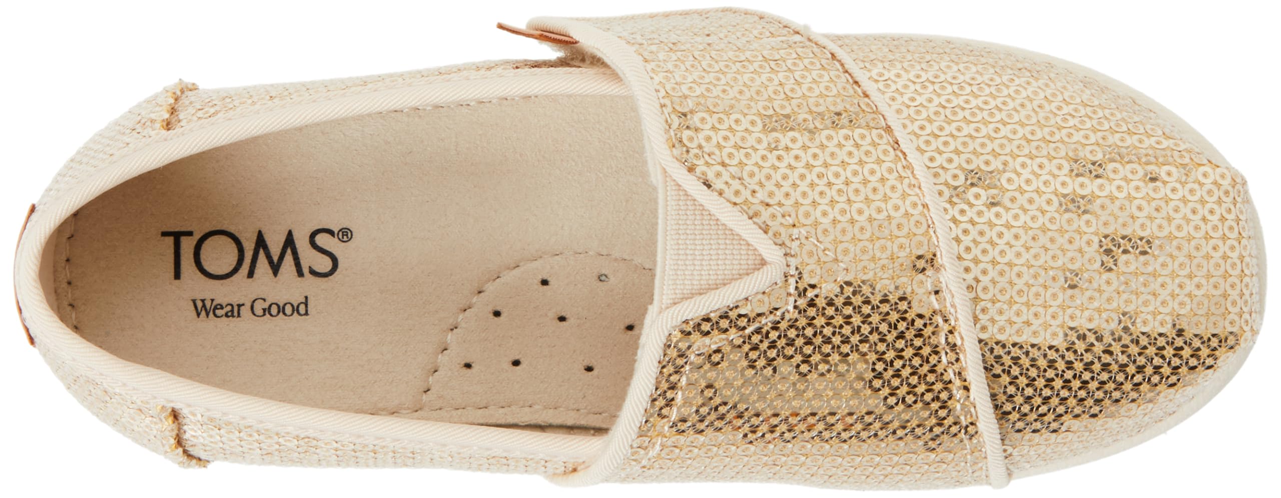 TOMS Alpargata, Mocasín Plano Niñas