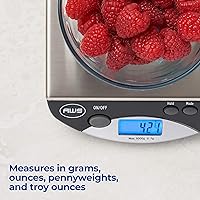 Vista 4 de American Weigh Scales - Balanza de cocina digital, ninguno , Negro