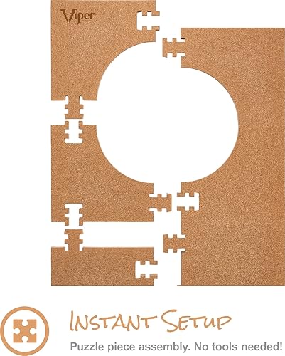 Miniatura 2 de Viper by GLD Products Wall Defender III - Corcho envolvente para diana, color marrón