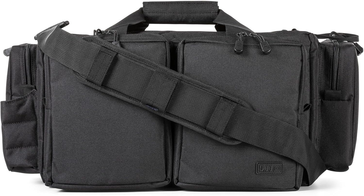 5.11 Tactical Range Ready Bag, Molle Duffle Pack for Secure Pistols, 43L Magazines & Gear for Firearms Training & Law Enforcement, Style 59049ABR