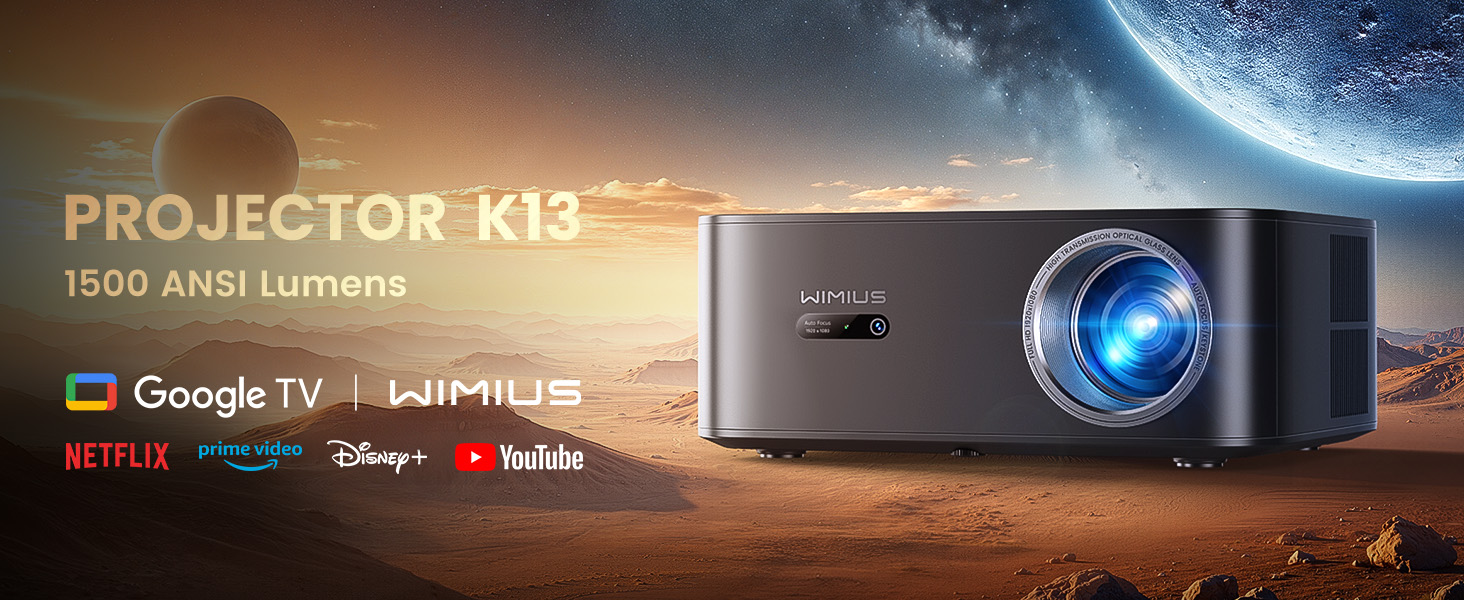 Watch WiMiUS K13 Projector on Amazon Live