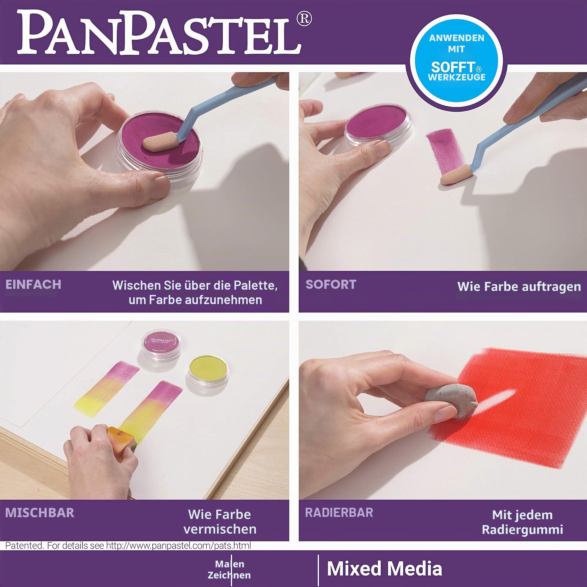 PanPastel 27403 Ultra Soft Artist Pastel, Burnt Sienna Shade, 740.3 | 740.3
