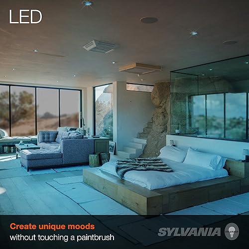 Miniatura 5 de Sylvania LED Flood PAR38 - Bombilla azul eficiente, 9 W, no regulable, 5 años, base mediana E26, 1 paquete (40830)