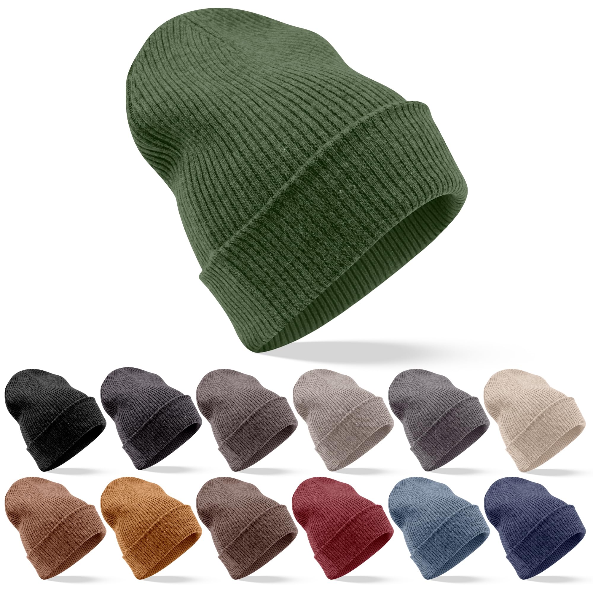 Gorro de Cachemira – Gorro Tejido a Mano con 100% Lana de Cachemira para Hombre y Mujer – Gorro Unisex, Suave Gorro de Invierno, Hecho en Nepal