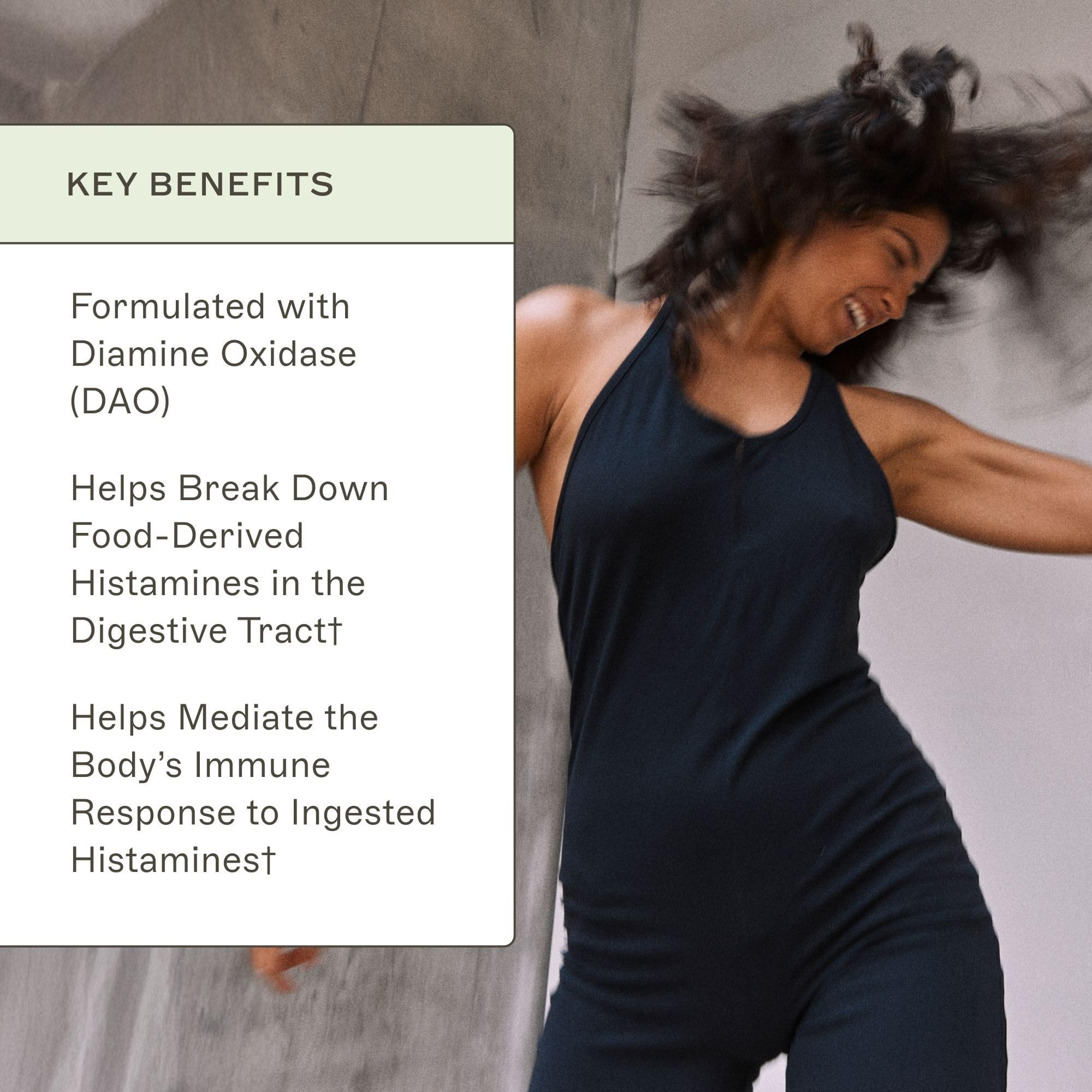 Amy Myers MD Histazyme - Diamine Oxidase Dao Enzyme Supplement Histamine Blocker to Support Healthy Digestion, Food Derived Histamine Intolerance (HI) - 60 Capsules - Bottle — Amazon image 4