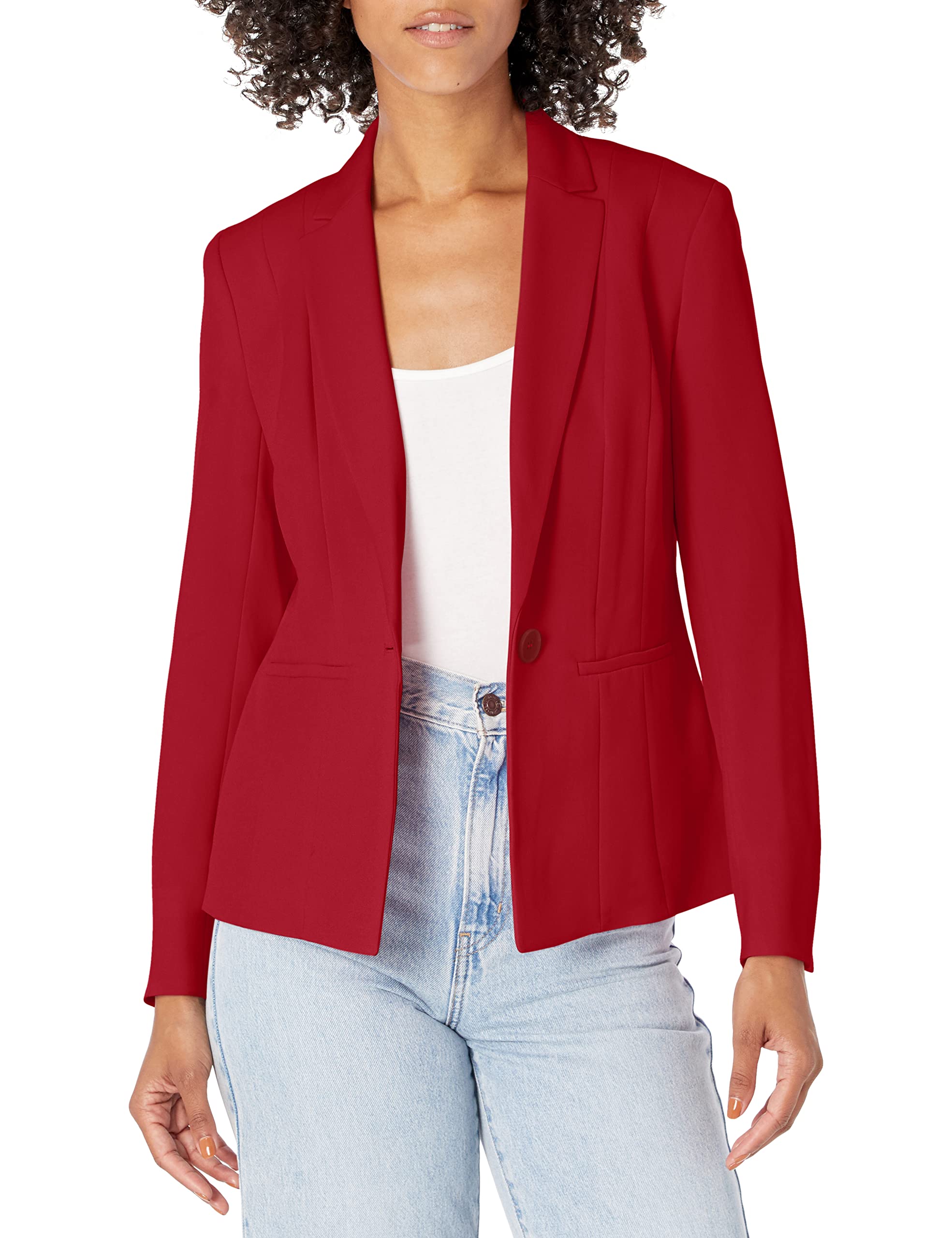 KasperWomen's 1 Button Panel Seamed Jacket W/ 2 Slit