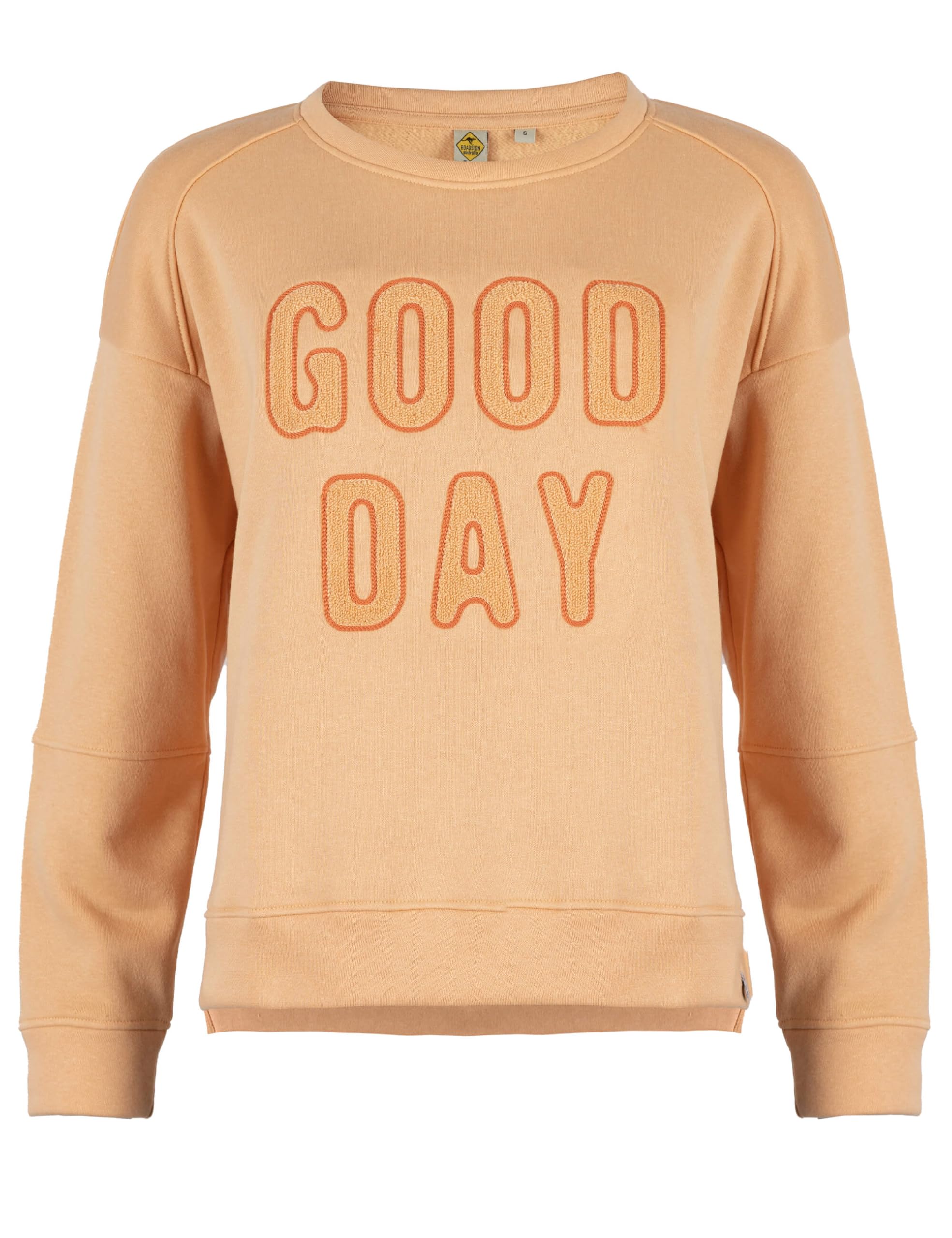 ROADSIGN australia Damen Sweatpullover mit Schriftzug & weicher Baumwollmischung, für entspannte Tage