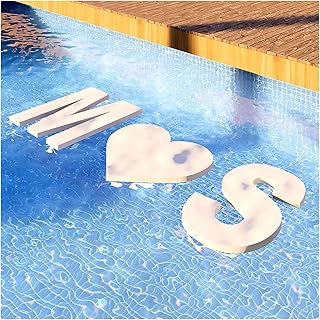 Large Floating Foam Pool Letters Wedding Pool Decor 1 inch Styrofoam Letters Graduation Party Foam letters Wedding Foam letters, Anniversary Foam letters, Engagement Foam Letters