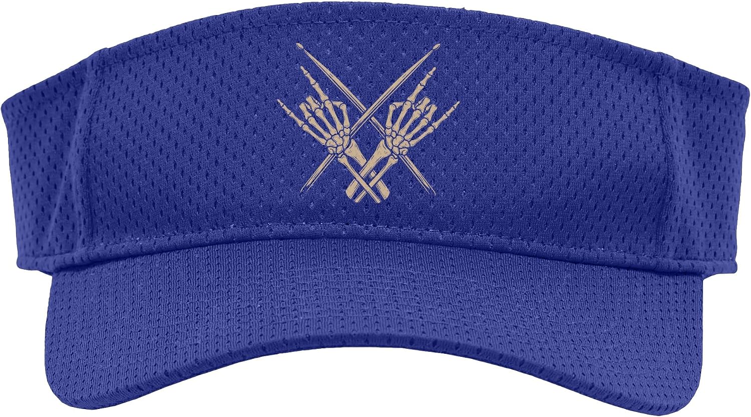Funny Drumming Art for Men Women Drumline Drum Set Drummer Sport Sun Visor