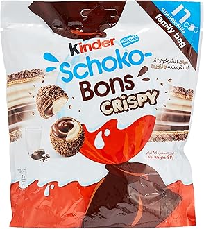 Kinder Schokobons Crispy 89g Pack of 16 pieces