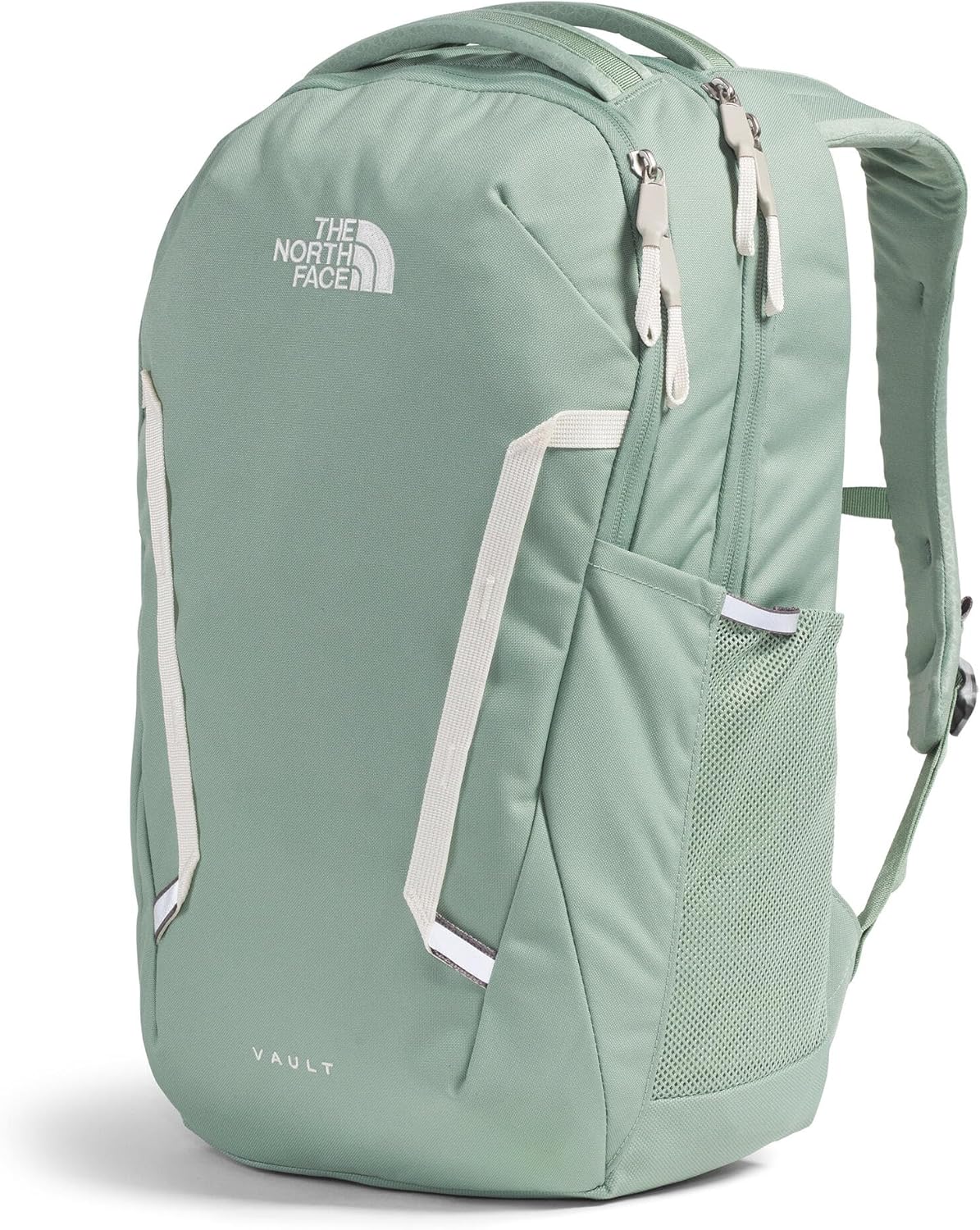 The North Face Women's Vault Everyday Laptop Backpack - Commuter Travel Bag, Water-Repellent, Spacious Main Compartment, Slate Moss/White Dune, One Size - Image 2