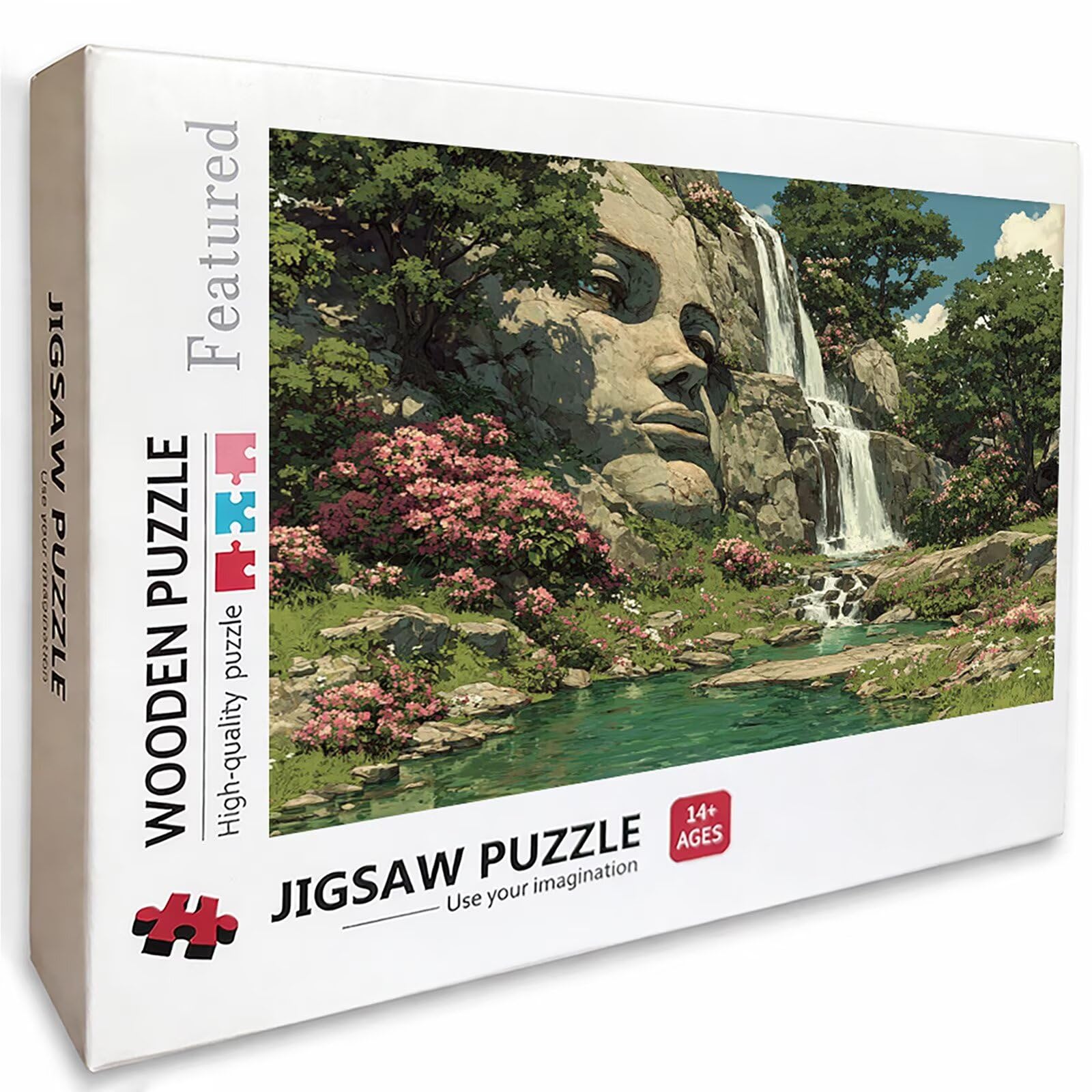 Puzzle 2000 elementów dla dorosłych, abstrakcyjne, drewniane puzzle, 99 x 71 cm, części ściśle do siebie pasują, dla mężczyzn, kobiet, starszych seniorów, dekompresji, letnia dekoracja ścienna