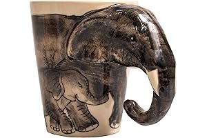 IYARA CRAFT 3D Elephant Mug - A Wildly Charming Tea & Hot Chocolate Delight