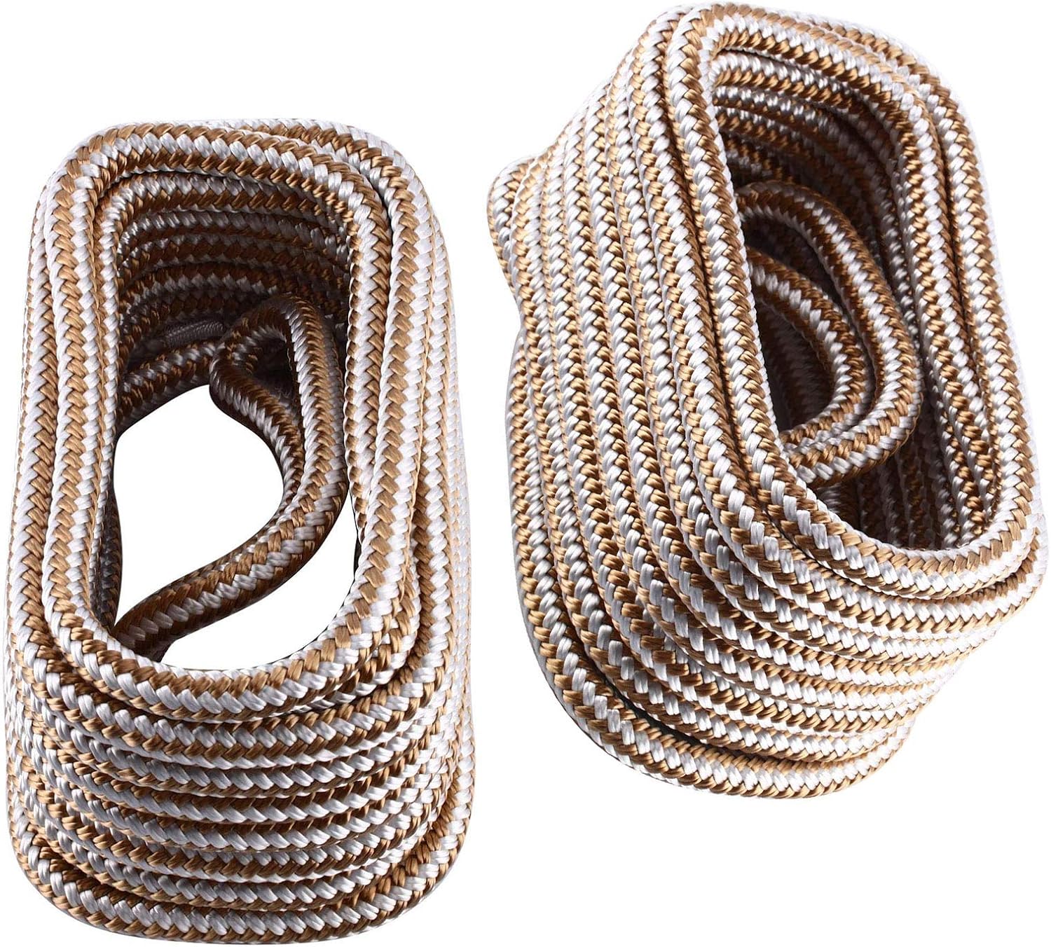 Amarine Made Dock Line, Double Braided Nylon Dock Lines 4840 lbs Breaking Strength (L20 ft. D1