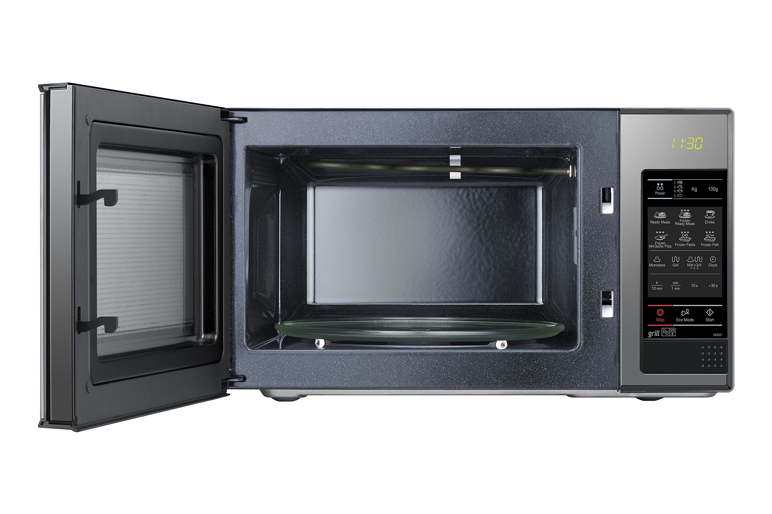 Samsung Libera installazione Forno Microonde Ge83X, 23 Litri, 800 W, Con Piatto Girevole, Nero, 48.9 x 35.4 x 27.5 cm, 13 Kg