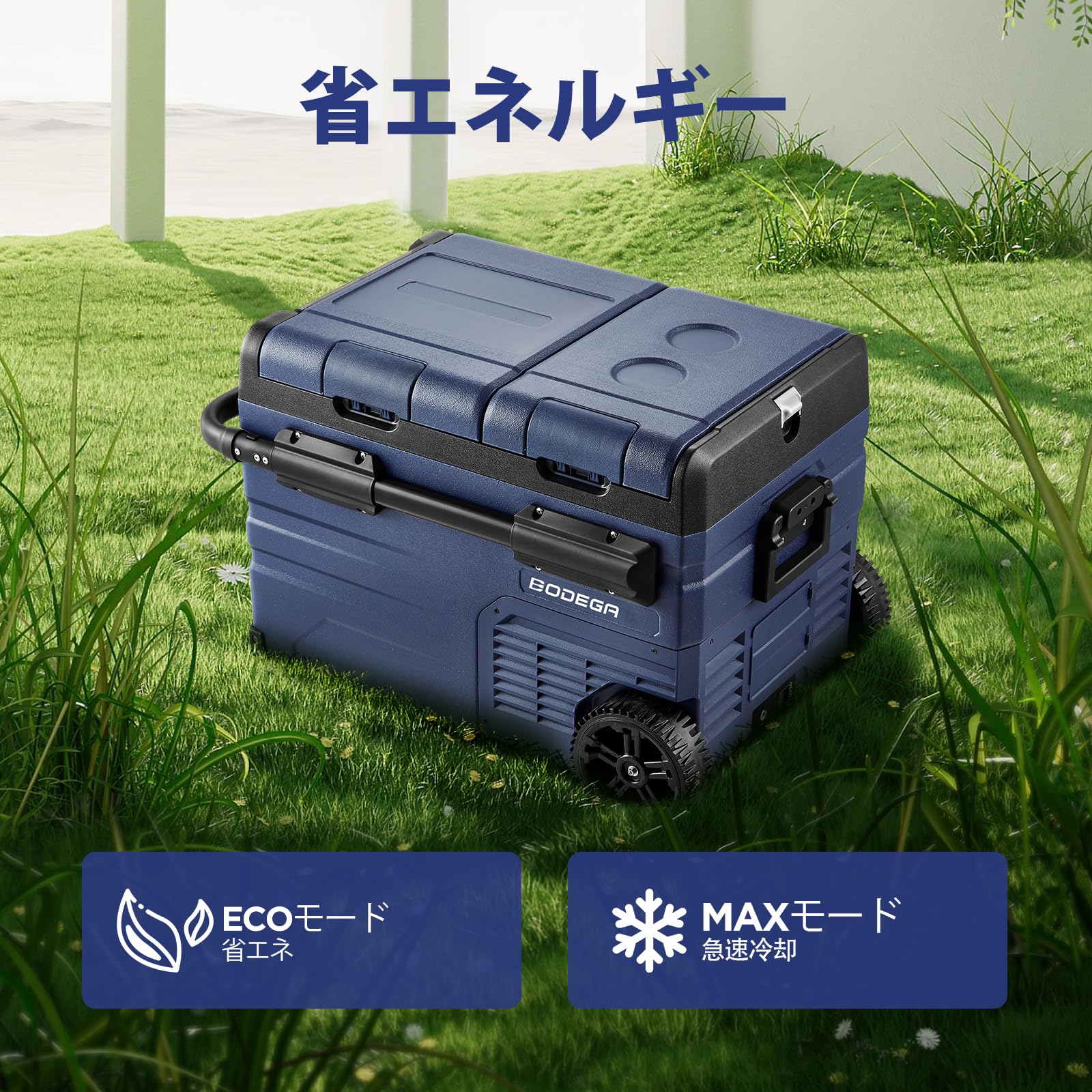 Amazon.co.jp: BODEGA 車載冷蔵庫 2室 35L -20℃~20℃ 急速冷凍 独立温度 