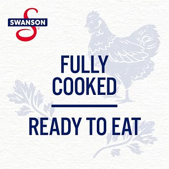 Swanson White Premium Chunk Chicken Breast with Rib Meat in Water, 12.5 oz. (Pack of 2)
