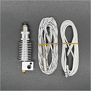 OPRIX E3D V6 Dragon Hotend Kit 3d Printer Accessories 320℃ High Temperature Voron 2.4 J-head Remote Extruder Parts 12V 24V 1.75/0.4MM (Color : Silvery V6 hotend, Size : 24V)