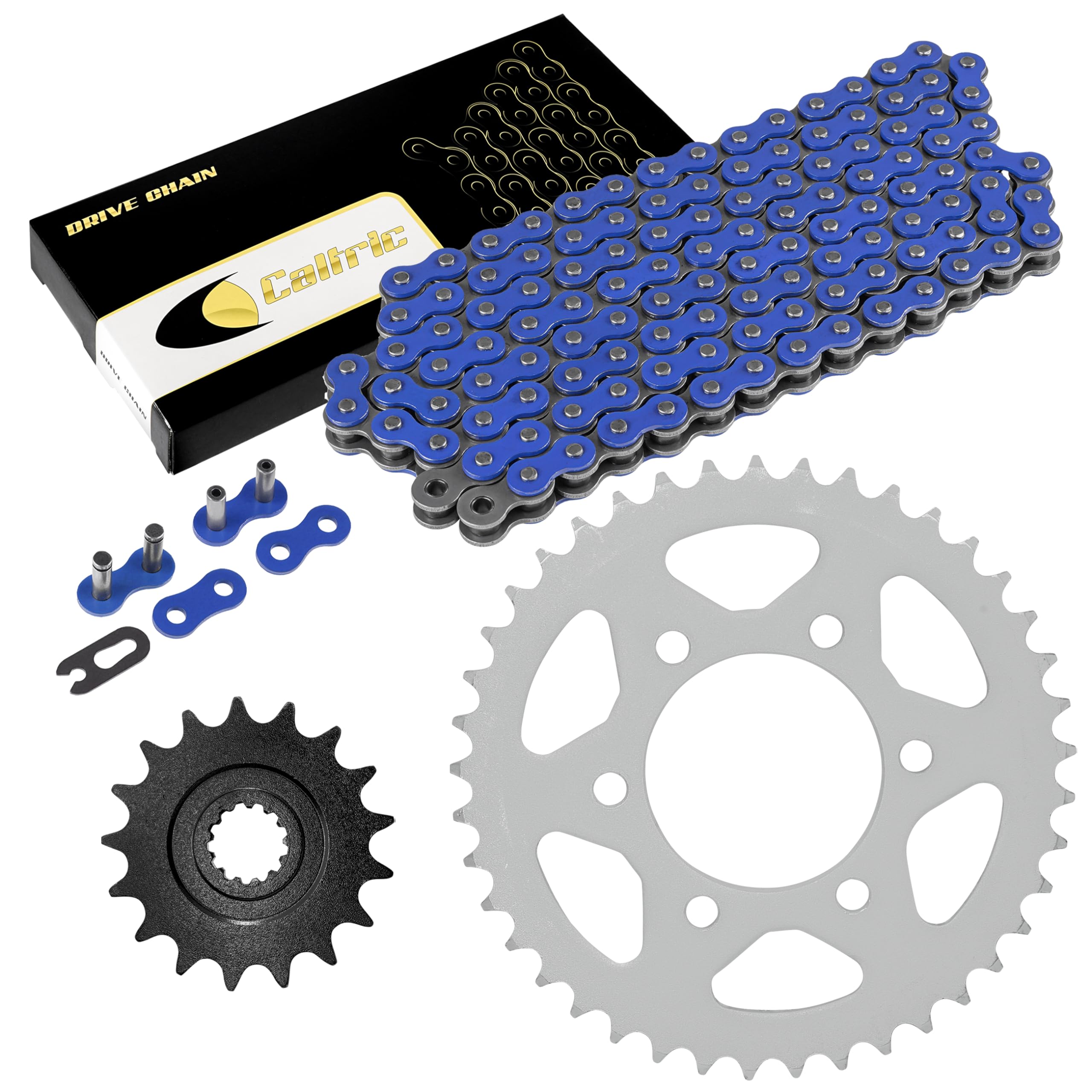 chaiページ Amazon.com: Caltric Blue Drive Chain And Sprocket Kit