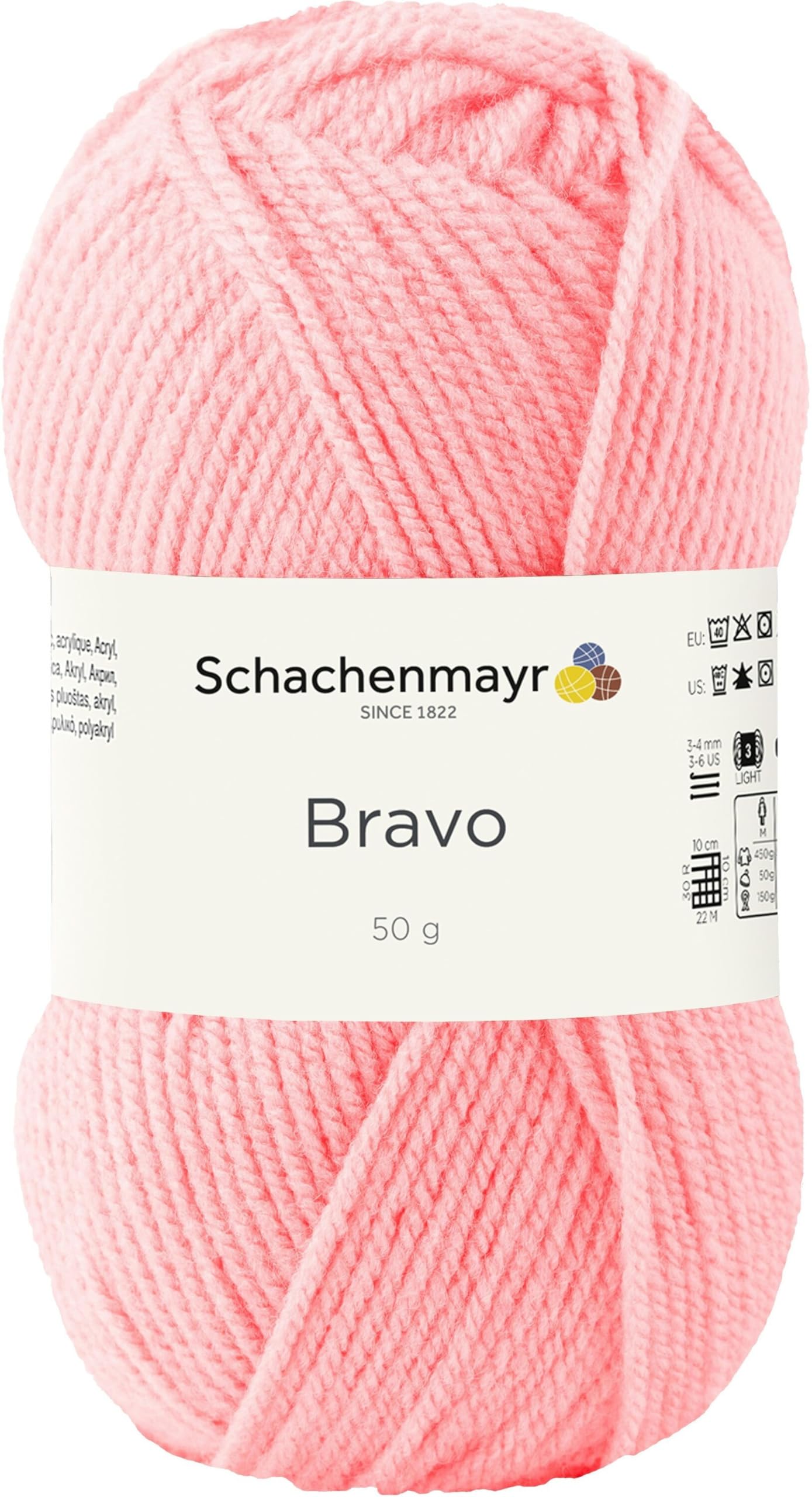 Schachenmayr Bravo Begonie Handstrickgarn, Häkelgarn Produktbeschreibung