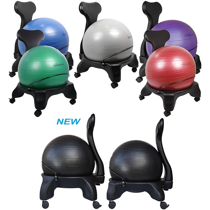 Buy Inc. Balance Exercise Ball Chair Standard or Tall Boy