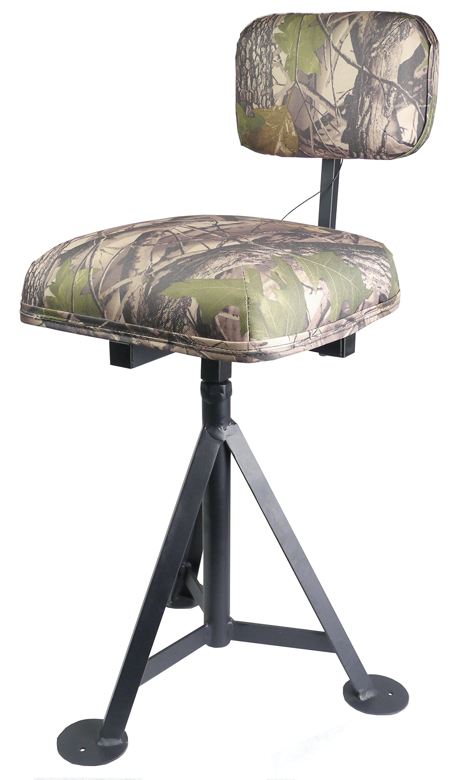 Savage Island Camo Swivel Padded Shooting Chair Rotating Hunting