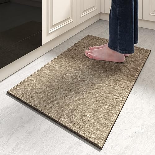 tchdio Alfombra de cocina antideslizante con parte trasera de goma para el suelo, absorbente de secado rápido, lavables, alfombra de cocina, tapetes