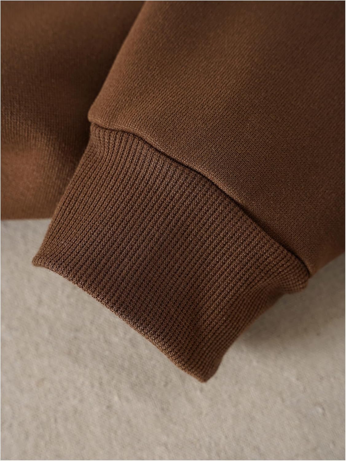 SweatyRocks Women's Cute Bear Graphic Sweatshirt Long Sleeve Drop Shoulder Casual Fall Pullover Tops - Image 4