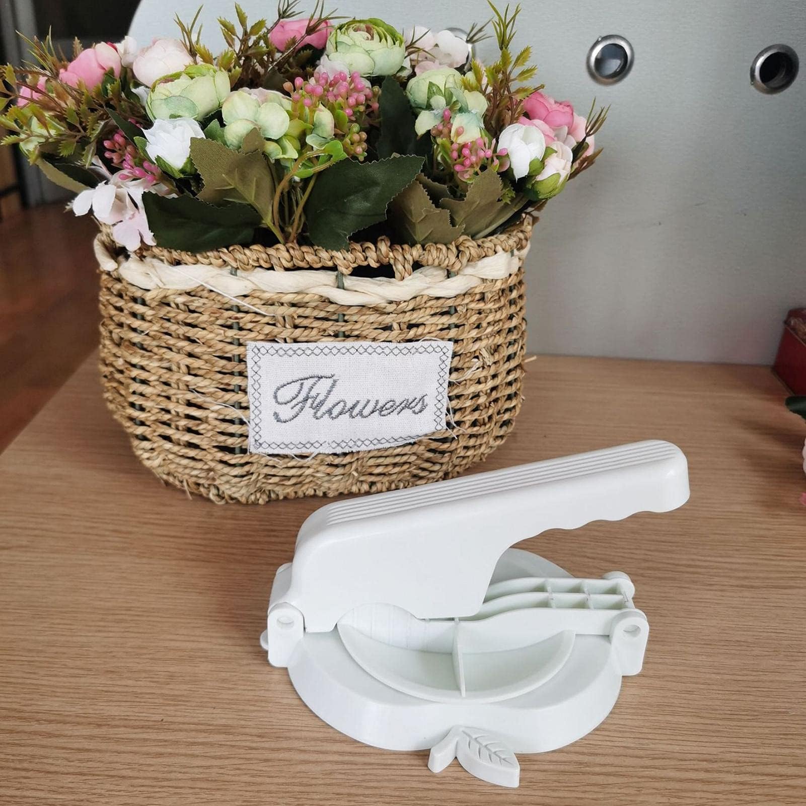 RajoNN Ravioli Ravioli Maker Set, Stampo Manuale per Ravioli Macchina per Impasto Involucro per Pasticceria Stampo per Pasticcio Stampo per Ravioli Extra Large per Torte di Ravioli Cinesi
