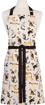 Now Designs Cat Collective Chefs Kitchen Apron, 28 x 32 in