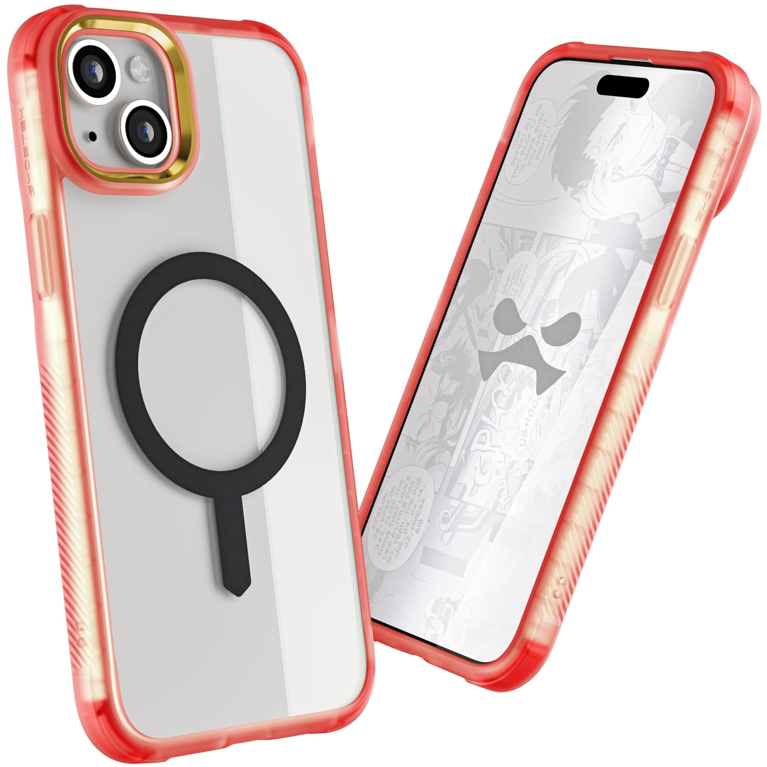 Speck Presidio Perfect-Clear Grip MagSafe with ClickLock iPhone 15 Plus Cases Best iPhone 15 Plus - $49.99
