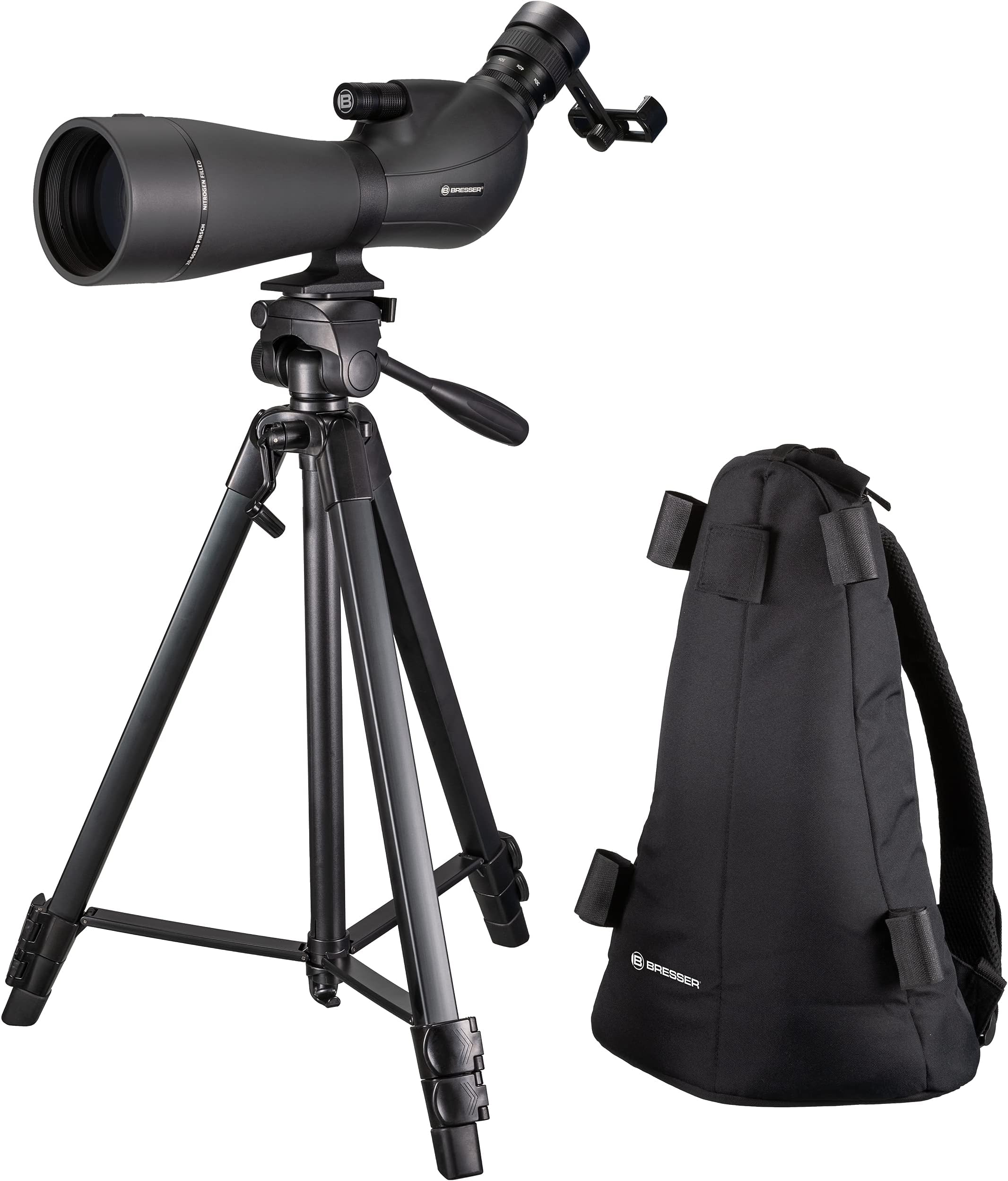BRESSERSpolux 20-60x Spotting Scope, 80 mm Diameter