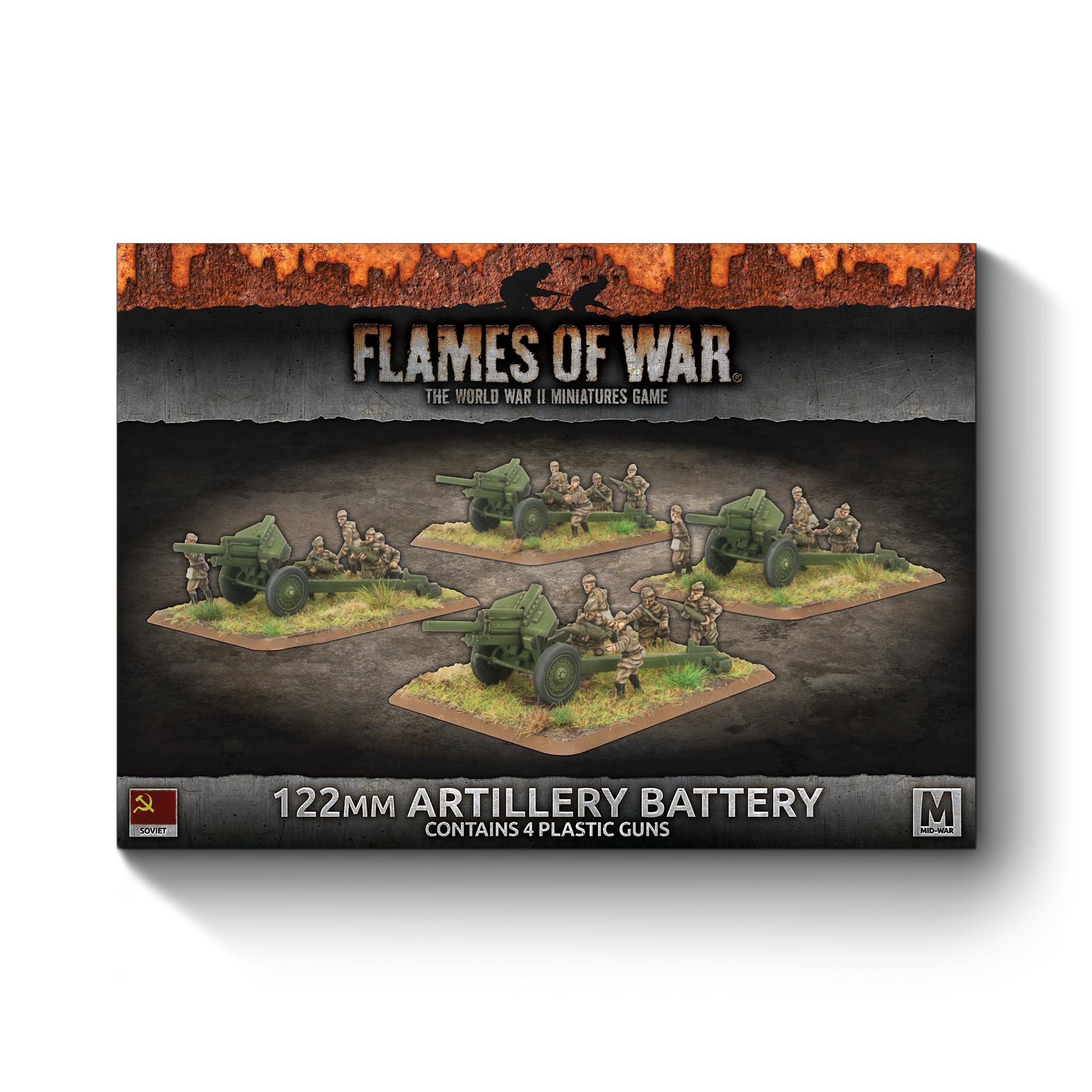 Flames of War Soviet 122mm Artillery Battery (SBX49)