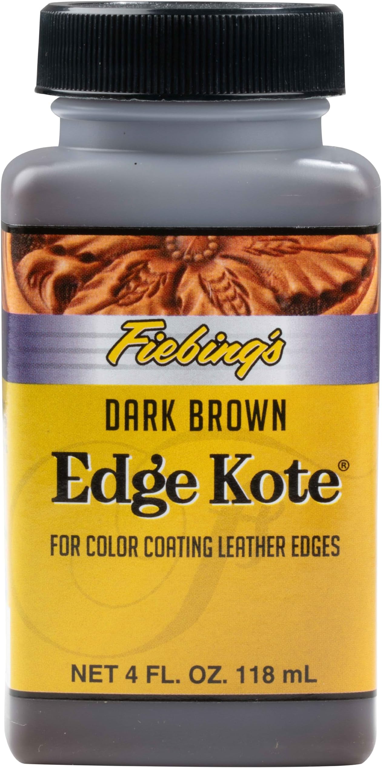 Fiebing's - Edge Kote 4oz (Dark Brown) : Amazon.co.uk: Fashion