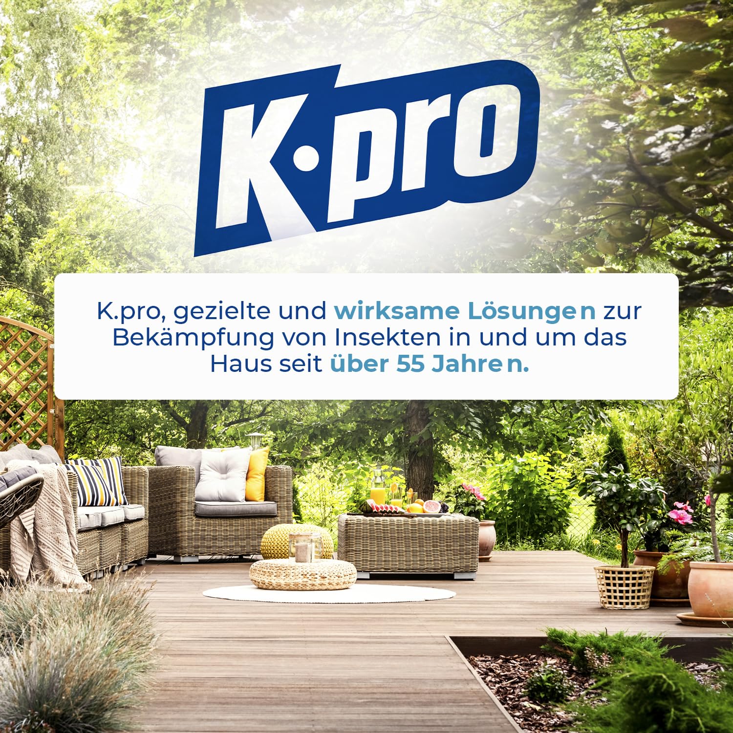 K.PRO Elektrische Mückenfalle + 1 Lockstoff-Spritze | Mücken und Tigermücken, lockt und fängt ein, Hexatrap, 3 Monate Ruhe, Verwendung im Freien, leise und geruchlos