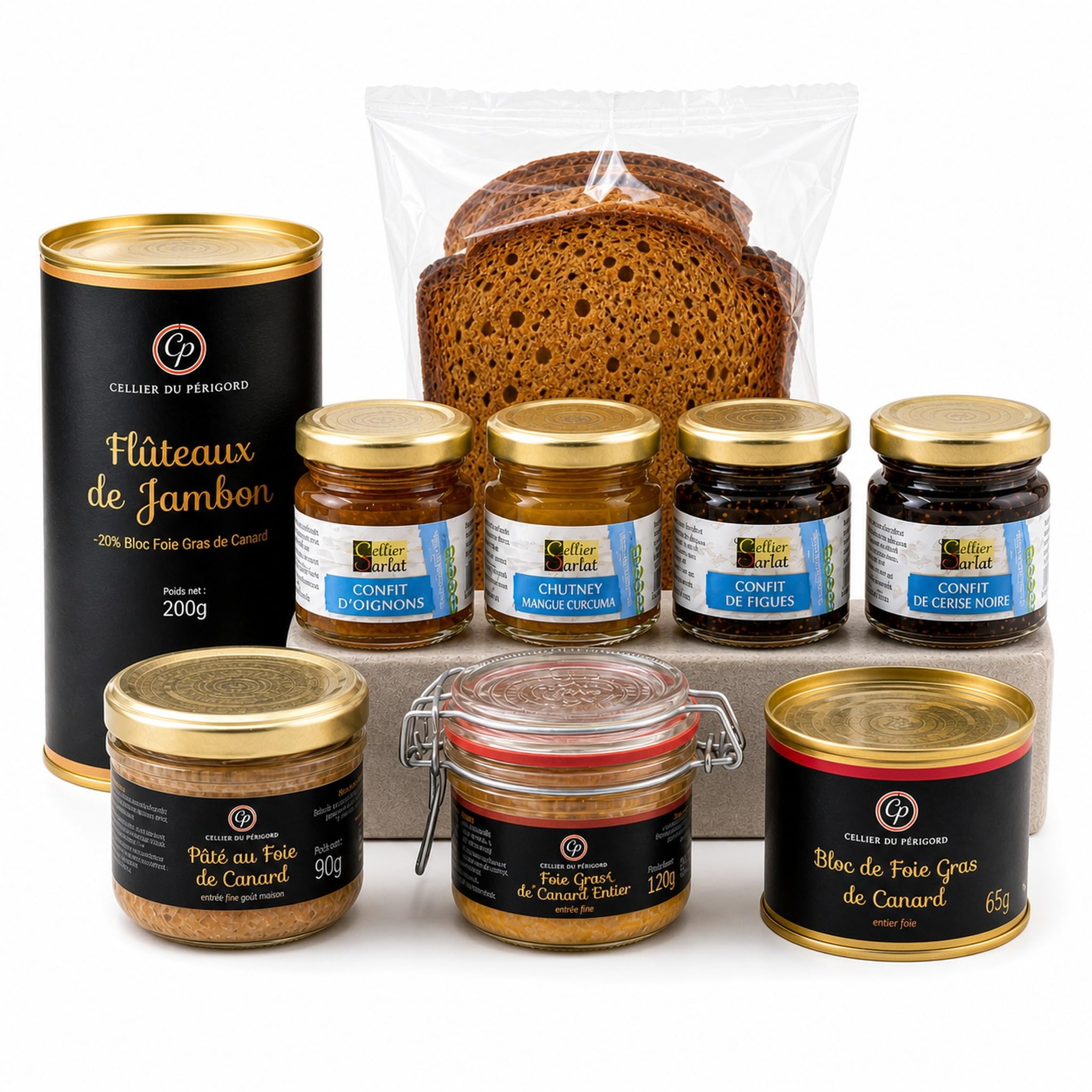 Cellier du Périgord Pack Découverte Foie Gras 6 Spécialités