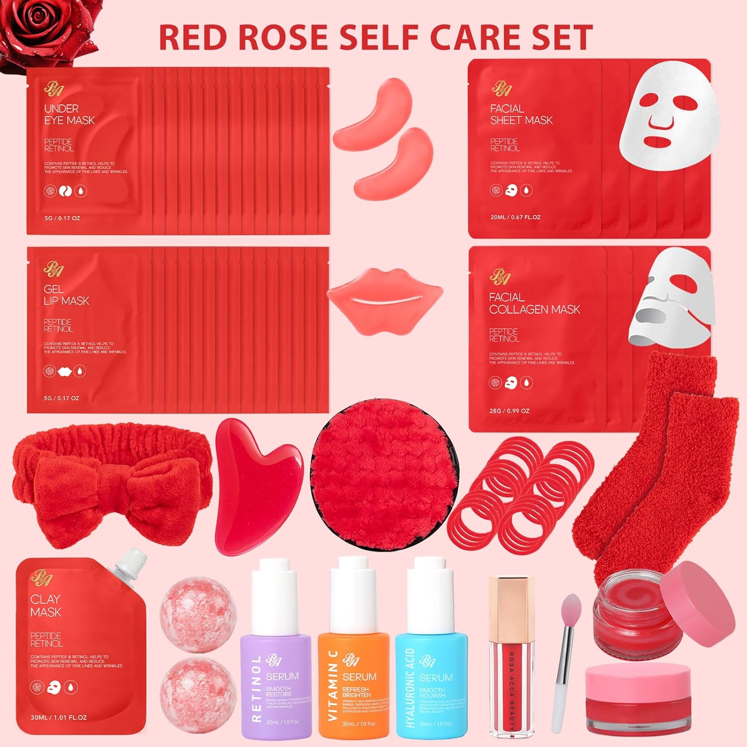Kit De Cuidados Com A Pele Com 55pç Para O Dia Dos Namorados, Incluindo Máscara Facial De Hidrogel Com Rosas, Kit De Spa Para Banho E Corpo, Máscara Facial Em Tecido E Sérum De… em promoção! Veja a oferta e mais achadinhos de Kits 2 Hoje é o melhor dia para comprar Kit De Cuidados Com A Pele Com 55pç Para O Dia Dos Namorados, Incluindo Máscara Facial De Hidrogel Com Rosas, Kit De Spa Para Banho E Corpo, Máscara Facial Em Tecido E Sérum De… com aquele preço maroto! Promoção! Aproveite a oferta! 2