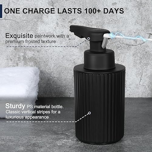 Miniatura 3 de Dispensador automático de jabón espumoso, dispensador de jabón manos libres, dispensador de jabón recargable de espuma, dispensador de jabón sin