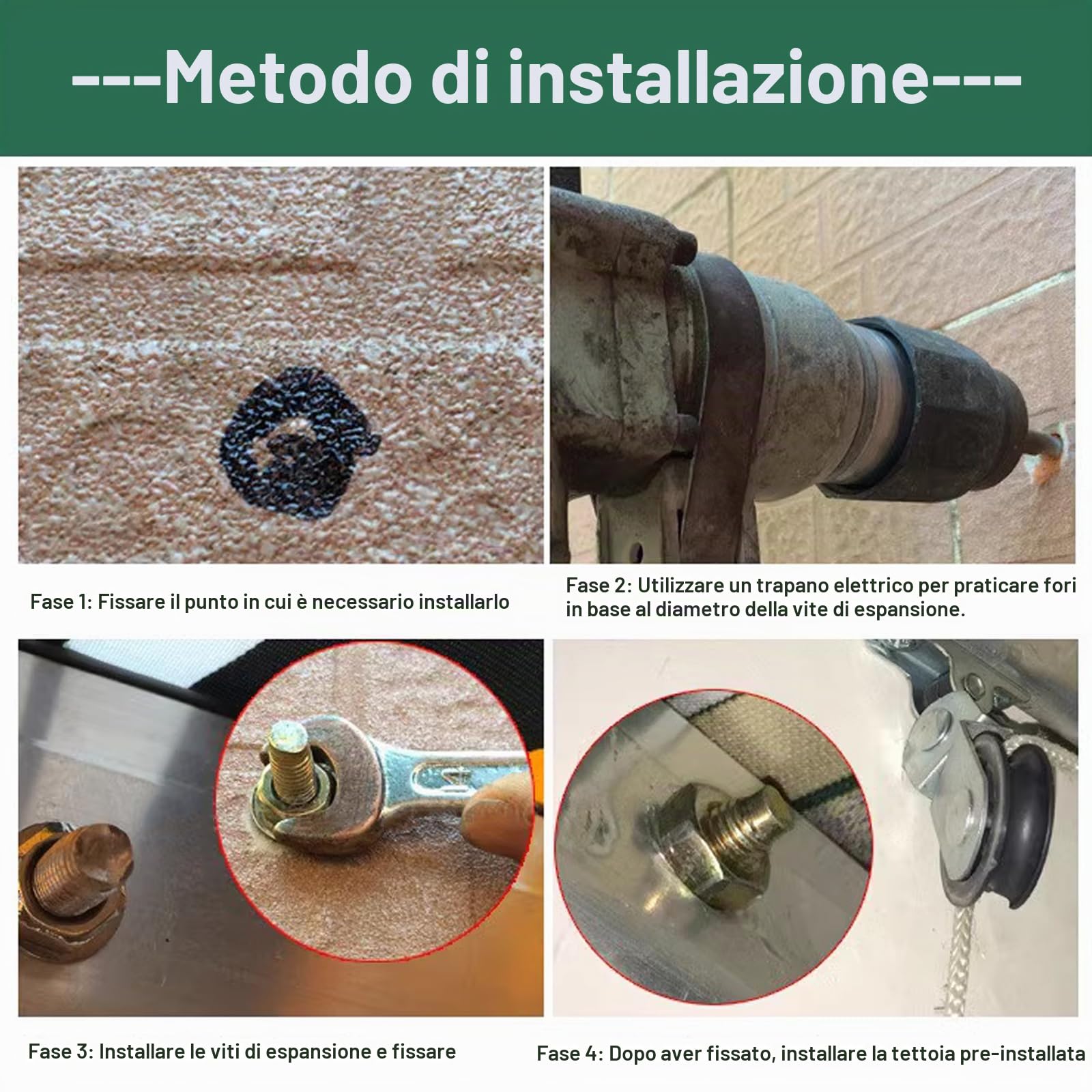 Tenda Cappottina da Sole per Esterno,Tettoia a Cupola Pieghevole per Porte,Tenda da Sole per Finestra,Vela Ombreggiante del Patio,Tenda da Balcone Impermeabile,Manuale (Diameter:70cm/27in,Brown)