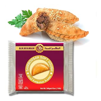 340g ALKARAMAH Soft SAMBOOSAH Dough, Sambosah, Sambosa, Samosa, Samosas, Baklava, Easy, Practical, Delicious Dessert, Dry Pastry Dessert