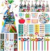 Saypacck 194 Pcs Back to School Stationery Set for Students First Day of School Essentials Includes Gift Bags Notebook Sticker Ballpoint Pen Bookmark for Classroom Gifts Rewards Prize Favors Supplies