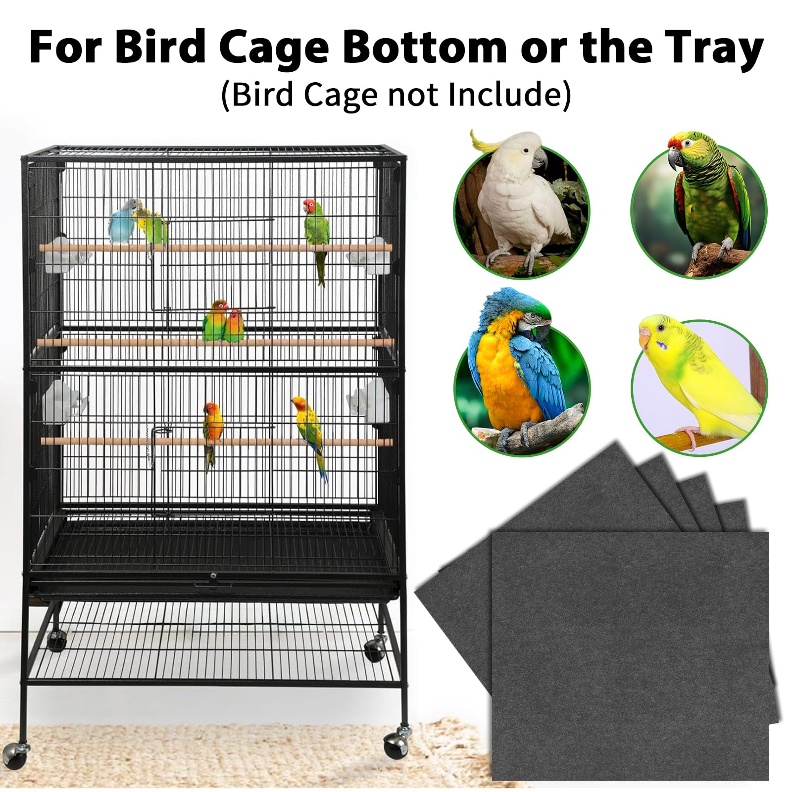 Fresh Look at Absorbent Liner Sheets Toysructin Bird Cage Liners