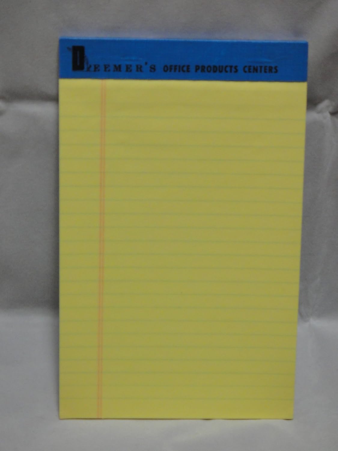 JUNIOR LEGAL PADS 5" X 8" CANARY 12 PADS WITH 50