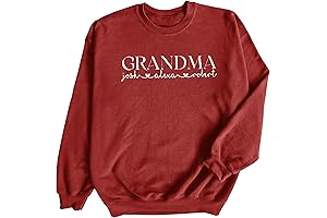 Grandma's Love Personalized Sweatshirt for Grandmas