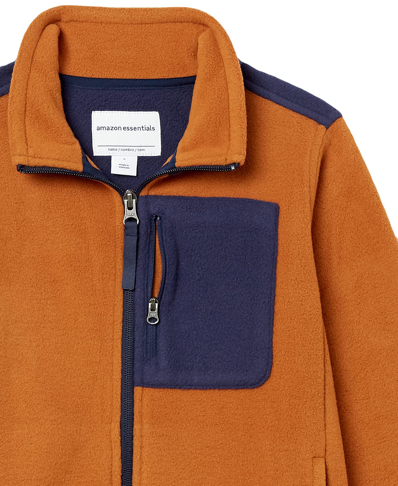 Amazon Essentials Veste Molletonnée Zippée en Polaire - Couleurs abandonnées Garçon