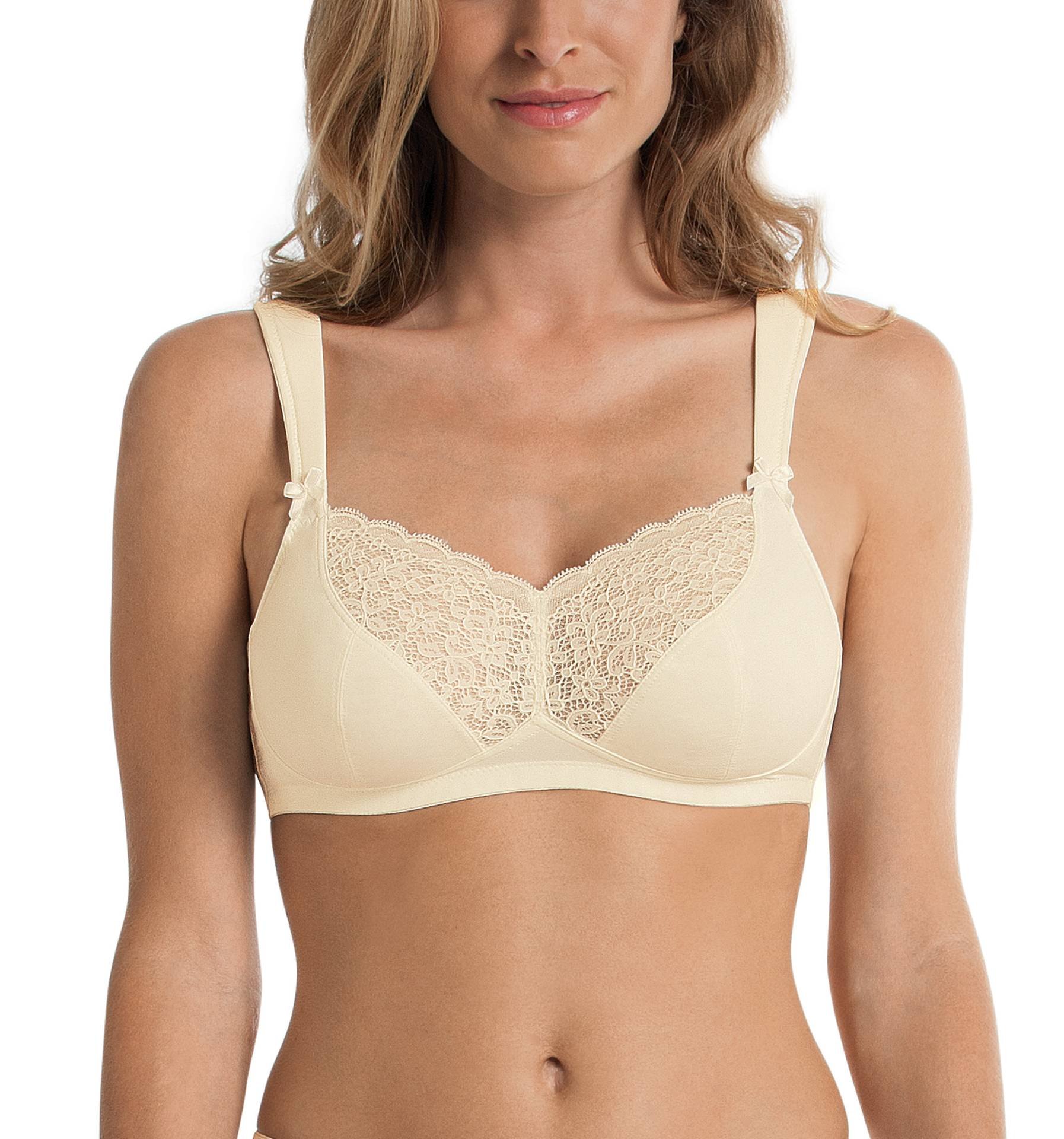 Anita 5712X-612 Care Donna Reggiseno Post-Operatorio Mastectomia Compressione Non Imbottito Senza Ferretto Bianco Sporco 3B