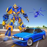 恐竜ロボット変換車シミュレーター ゲーム: 動物ロボット変換ゲーム: 恐竜ロボット戦闘と銃射撃