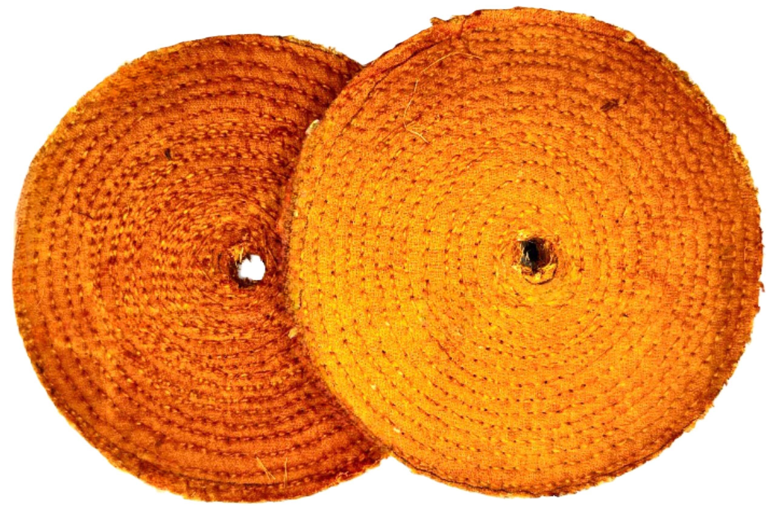 Hard Sisal Buffing Wheels - Aggressive Metal Polishing -10