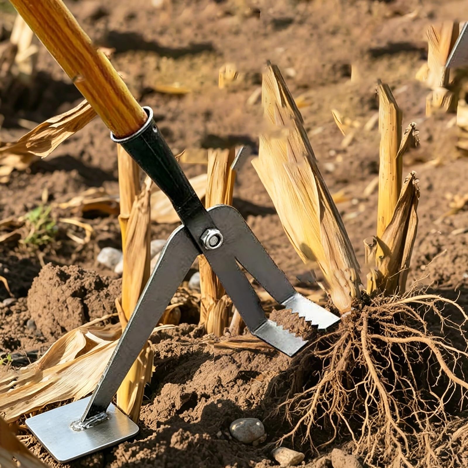 Mlyaye One Color Post Puller 36 In 52'' 56 Inch Long Stake Puller Wood Posts Extraction Remover, Manual Leverage Stump Tree Root Lifter Extractor For Shed/Yards/Farm(L 0.92M/36'')